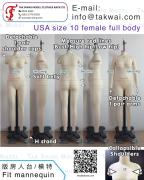 US size 10 Female<br>Full body Sewing dress forms Fit mannequins Dressmakers dummy