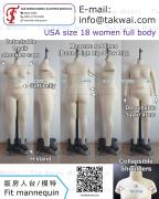 US size 18 Women<br>Full body Sewing dress forms Fit mannequins Dressmakers dummy