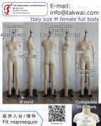 Italy size M Female<br>Full body Dress form Dressmakers Sewing Seamstress Pattern Designer Fit mannequins torso Tailors dummies Custom Made 立裁人台 板房模特 服裝打版公仔