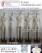 Australia size 10 Female<br>Full body dress form dressmakers dressmaking dress mannequin torso sewing pattern making dummy