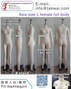 Asia size L (165/88A)<br>Female dressmakers mannequin 立裁人台 板房模特 服裝打版公仔