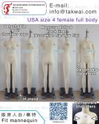 US size 4 Female<br>Full body Sewing dressforms Fit mannequins Dressmakers dummy