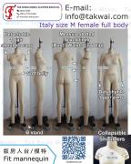 Italy size M Female<br>Full body Dress form Dressmakers Sewing Seamstress Pattern Designer Fit mannequins torso Tailors dummies Custom Made 立裁人台 板房模特 服裝打版公仔