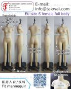 Europe size S Female<br>Full body Dress form Dressmakers Sewing Seamstress Pattern Designer Fit mannequins torso Tailors dummies Custom Made 立裁人台 板房模特 服裝打版公仔