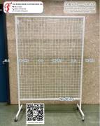 HY-215 4x6尺 格仔網架 配轆<br>中間腳