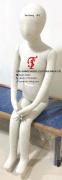 TSK-4-10 全軟可折彎童裝模特兒道具，兒童服裝店展示模特 - 德成